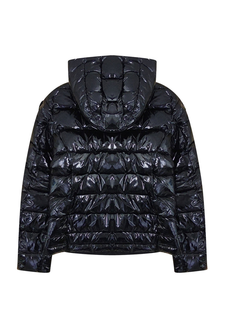 ViaMonte Shop | Blauer giubbino Halsey nero bambina in nylon