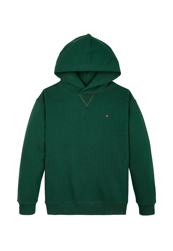 Tommy Hilfiger felpa verde bambino in cotone