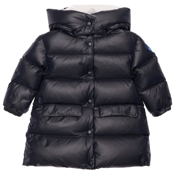 ViaMonte Shop | Moncler Enfant piumino baby girl Suna blu in nylon laque'