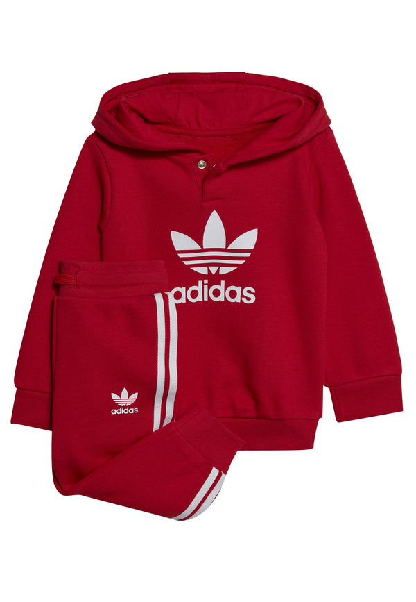 Adidas tuta rossa neonato in cotone