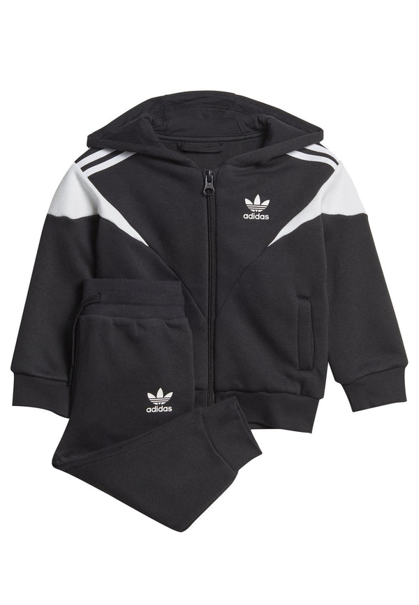 Adidas Black Cotton Black Suit