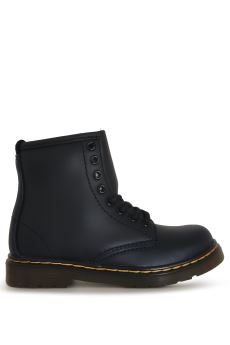 حذاء Dr.Martens 1460 softy T باللون الأسود للأطفال من الجلد