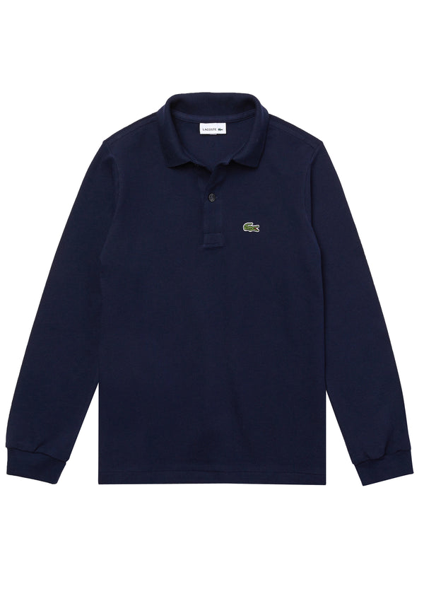 Lacoste t-shirt blu navy bambino in cotone