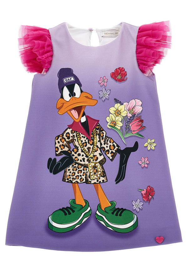 Monnalisa Duck Duck Multicolor girl dressed