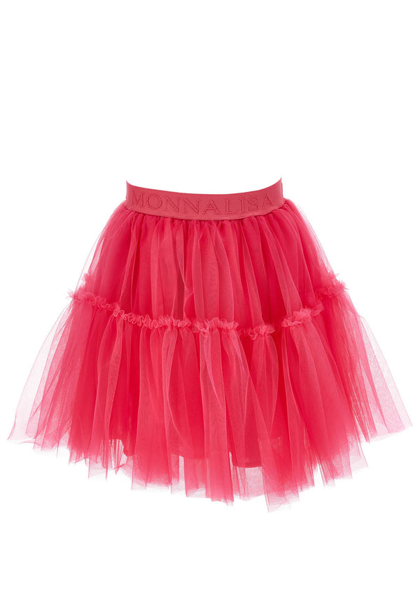 Monnalisa Flowia skirt girl in tulle