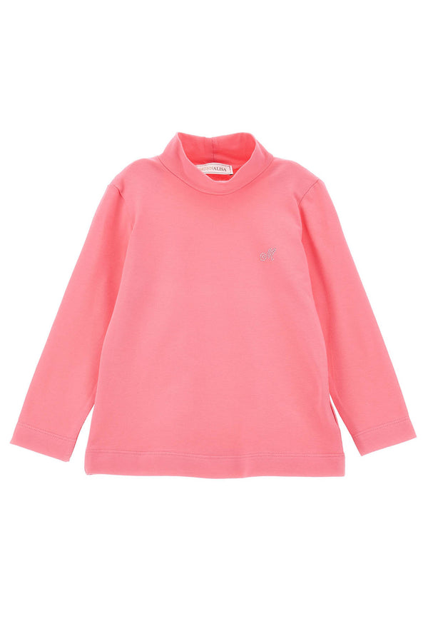 Monnalisa Pink Lutpetto in Elasticized Jersey