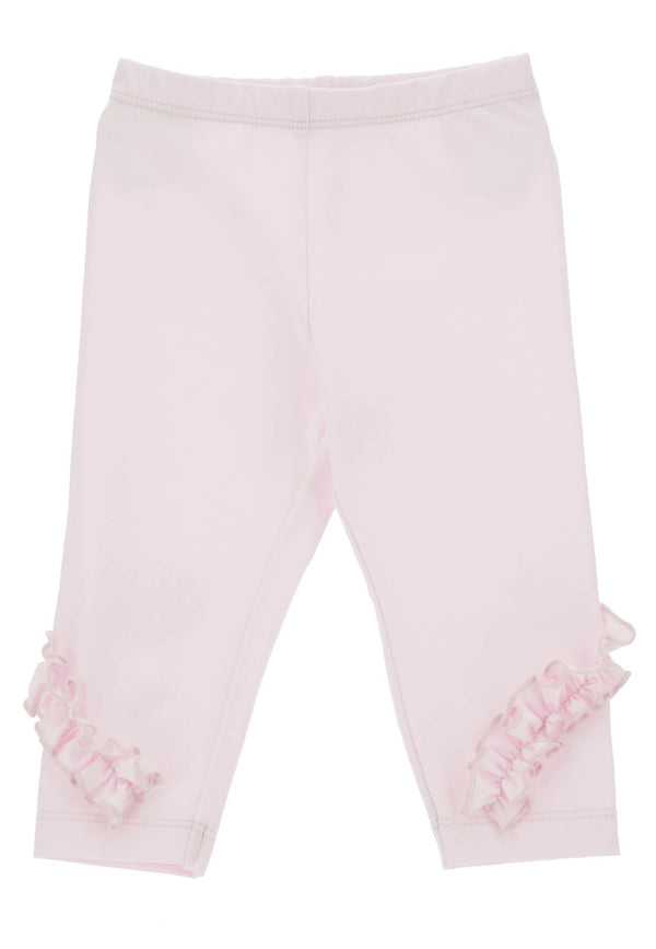 Monnalisa Pink Newborn Cotton Jersey 레깅스