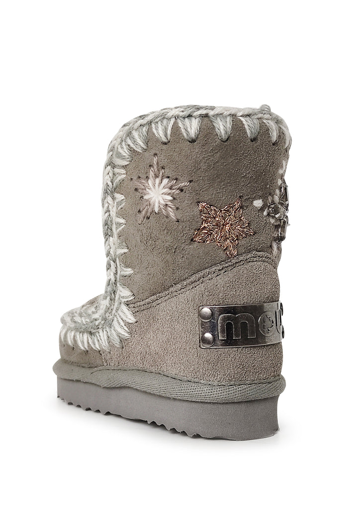 ViaMonte Shop | Mou kids stivaletti Eskimo grigi bambina in pelle scamosciata