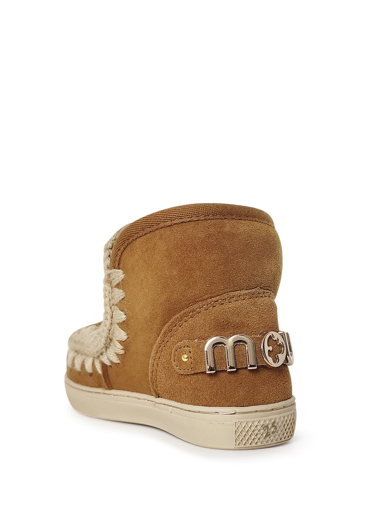 ViaMonte Shop | Mou kid Eskimo stivaletti cognac bambina in pelle scamosciata