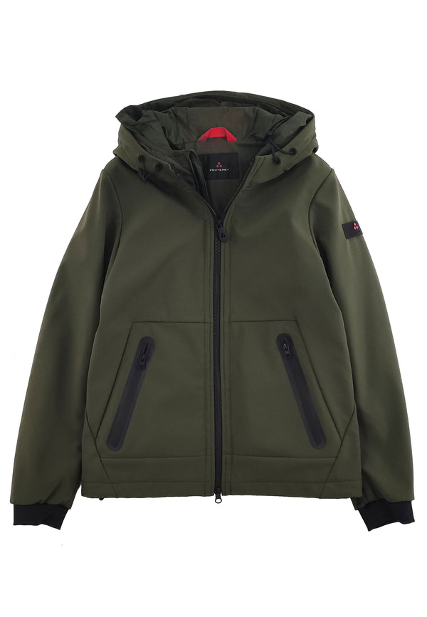 Peuterey Jacket Breme Ta Kid Green Baby in Nylon