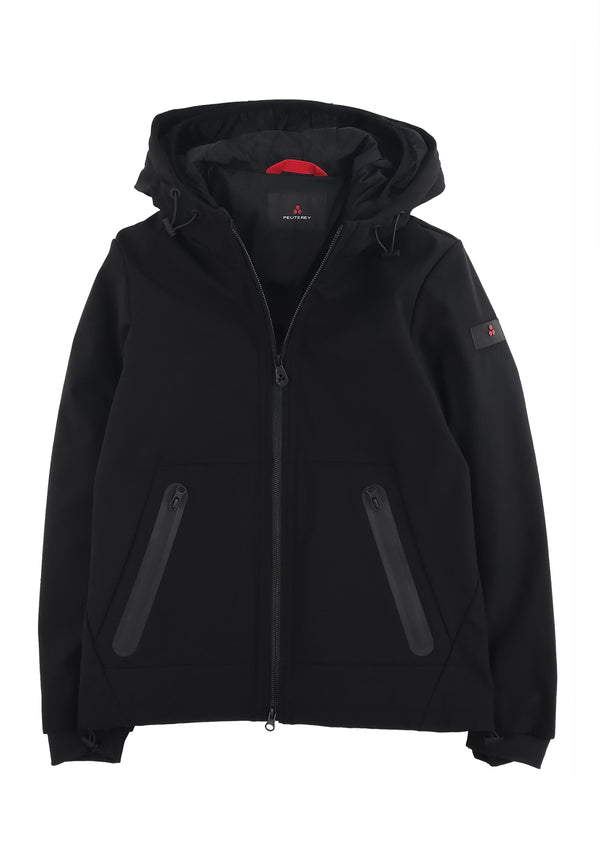 Peuterey jacket breme ta kid black nylon baby