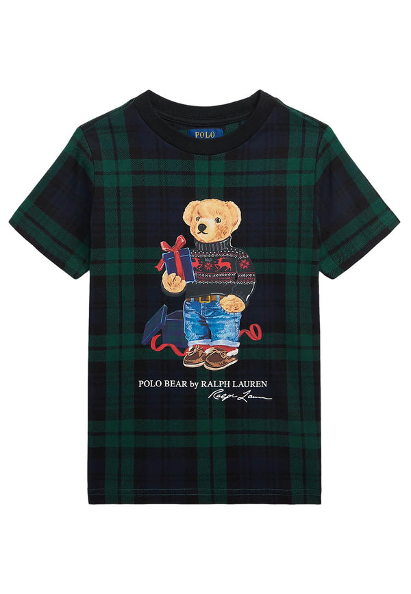 Ralph Lauren t-shirt multicolor bambino in cotone