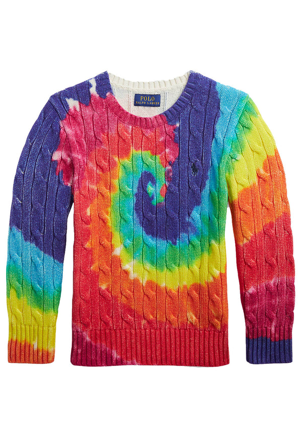 Ralph Lauren Kids maglia girocollo multicolor bambino in cotone
