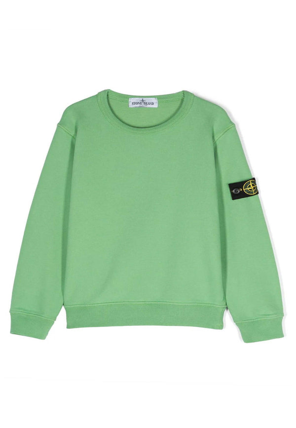 石岛浅绿色运动衫，棉婴儿