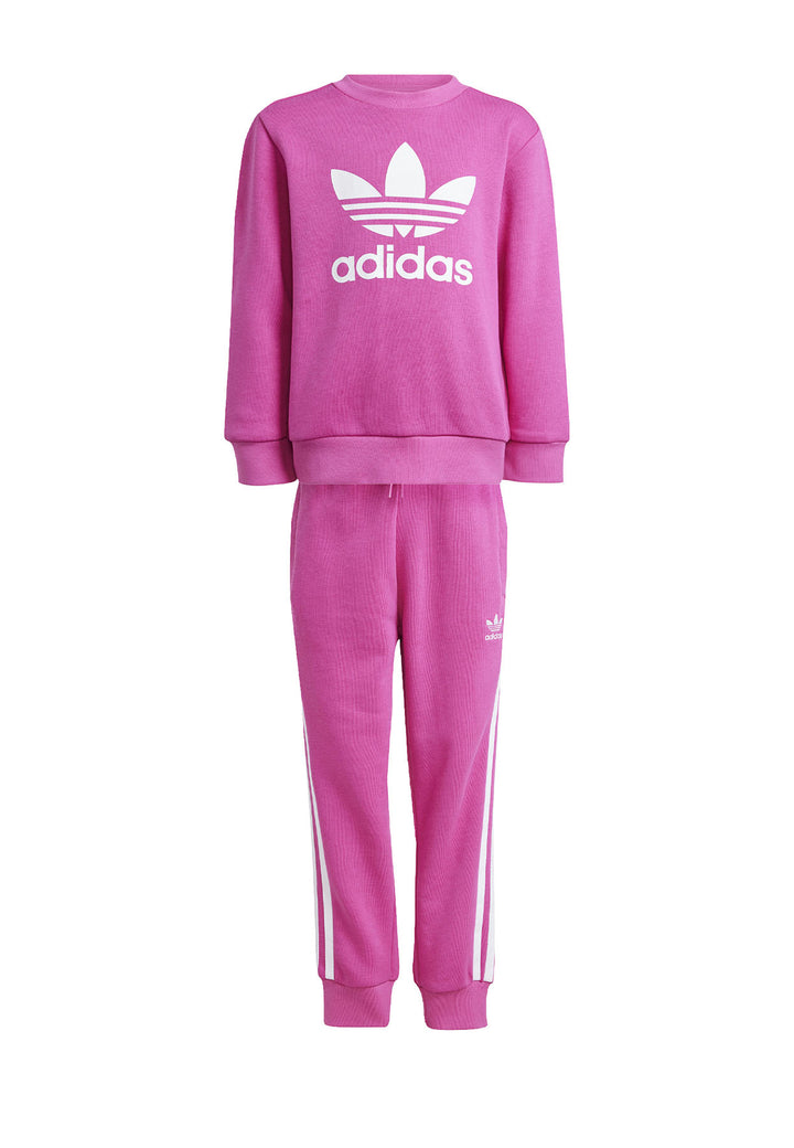 ViaMonte Shop | Adidas tuta rosa bambina in cotone