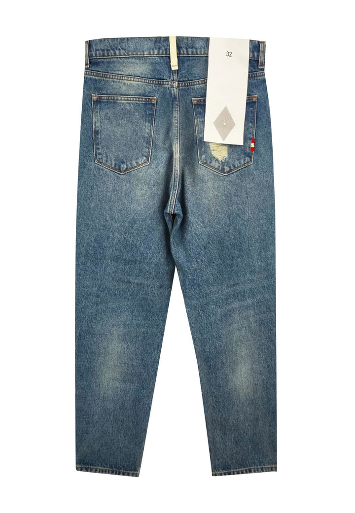 ViaMonte Shop | Amish jeans blu chiaro effetto sabbiato uomo in denim