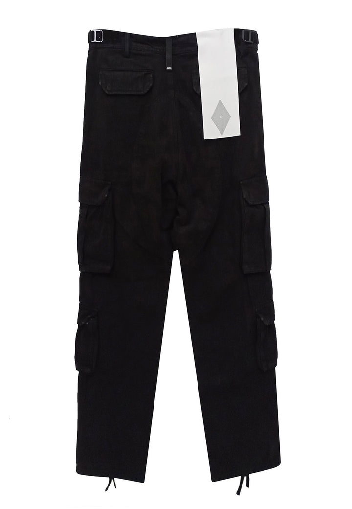 ViaMonte Shop | Amish pantalone cargo nero unisex in cotone