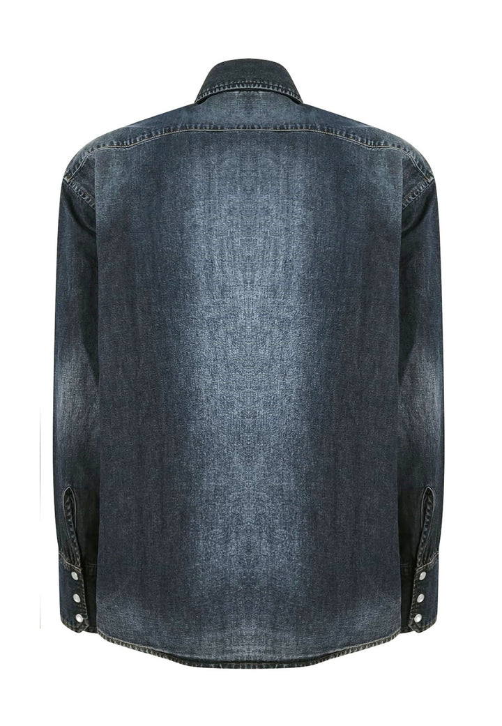 ViaMonte Shop | Amish camicia blu uomo in denim