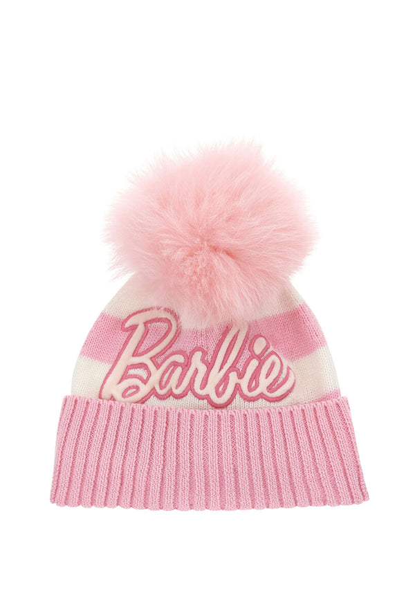 ViaMonte Shop | Barbie cappello rosa bambina in misto lana