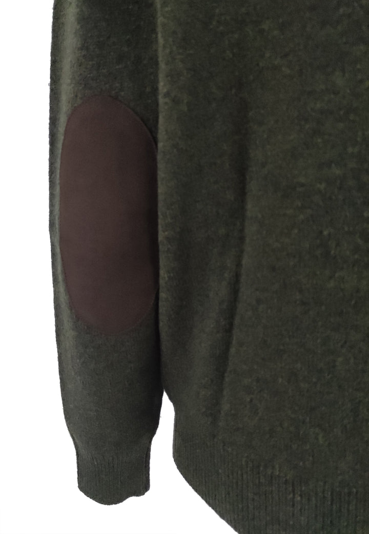 ViaMonte Shop | Barbour maglia cardigan verde militare uomo in lana