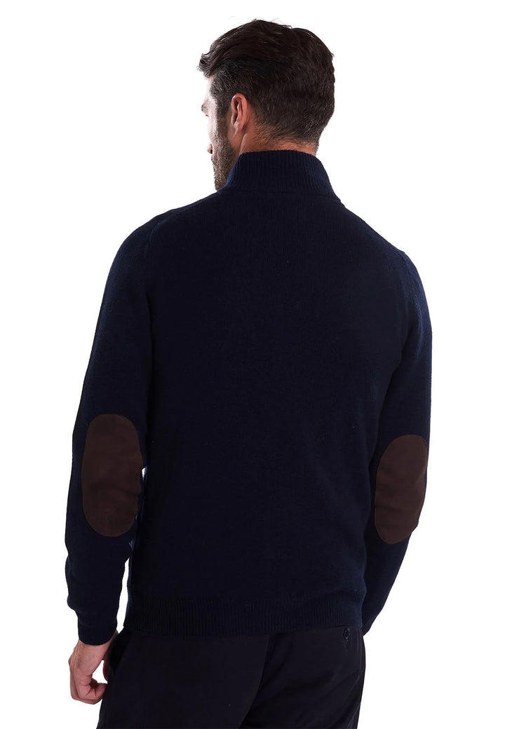 ViaMonte Shop | Barbour maglia cardigan blu uomo in lana