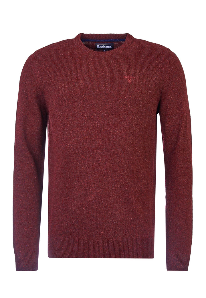 ViaMonte Shop | Barbour maglia bordeaux uomo in lana