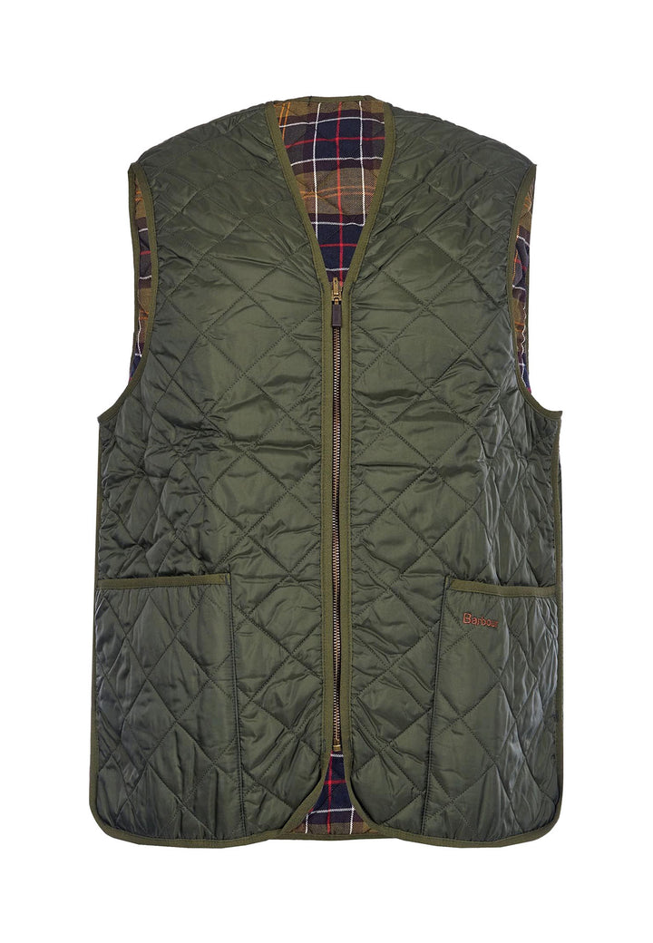 ViaMonte Shop | Barbour gilet trapuntato verde uomo in nylon