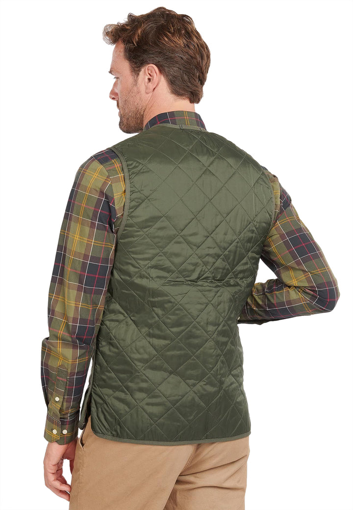 ViaMonte Shop | Barbour gilet trapuntato verde uomo in nylon