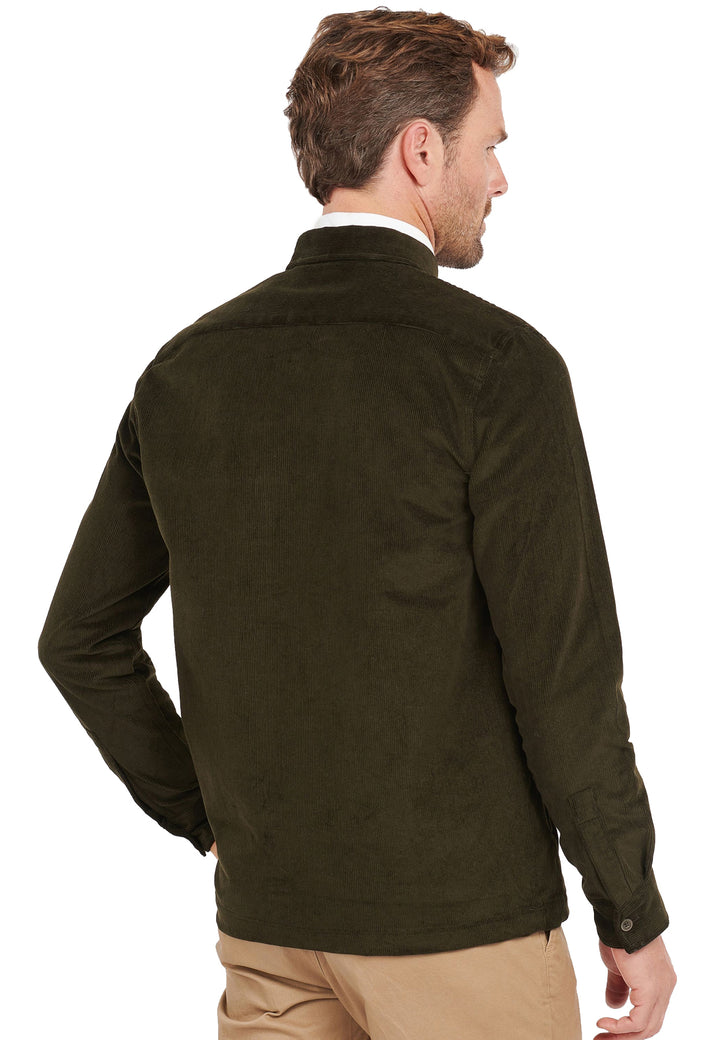 ViaMonte Shop | Barbour camicia verde militare uomo in velluto