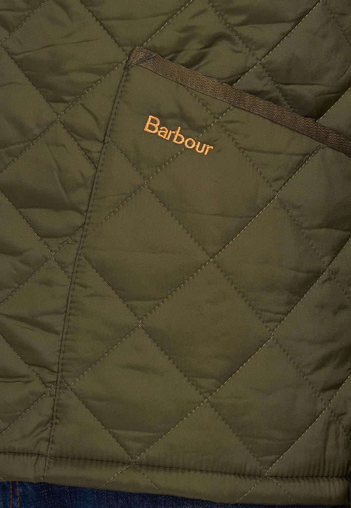 ViaMonte Shop | Barbour giubbino trapunta verde uomo impermeabile