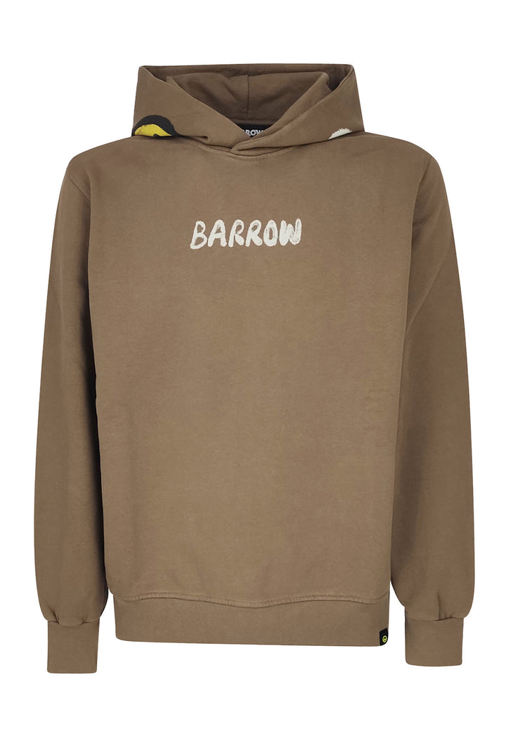 ViaMonte Shop | Barrow felpa marrone unisex in cotone