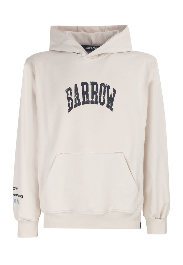 ViaMonte Shop | Barrow felpa avorio unisex in cotone