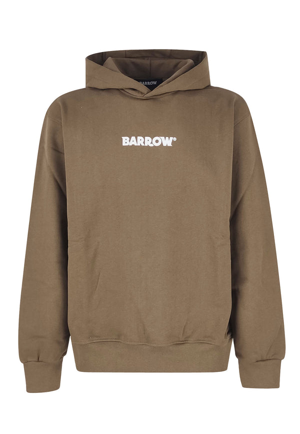 ViaMonte Shop | Barrow felpa marrone unisex in cotone