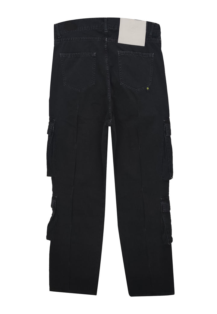 ViaMonte Shop | Barrow jeans cargo nero unisex in cotone