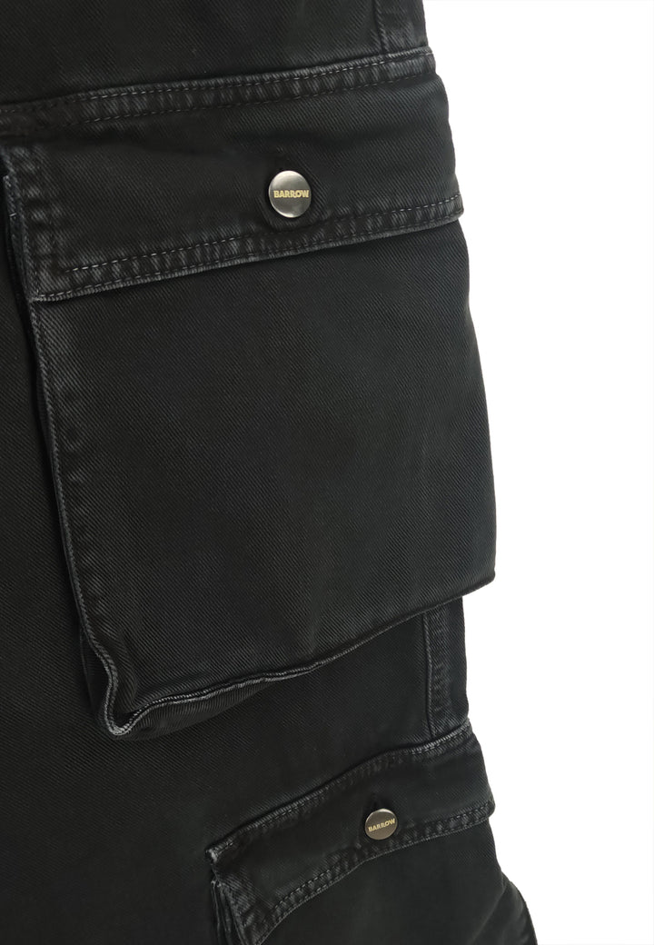 ViaMonte Shop | Barrow jeans cargo nero unisex in cotone