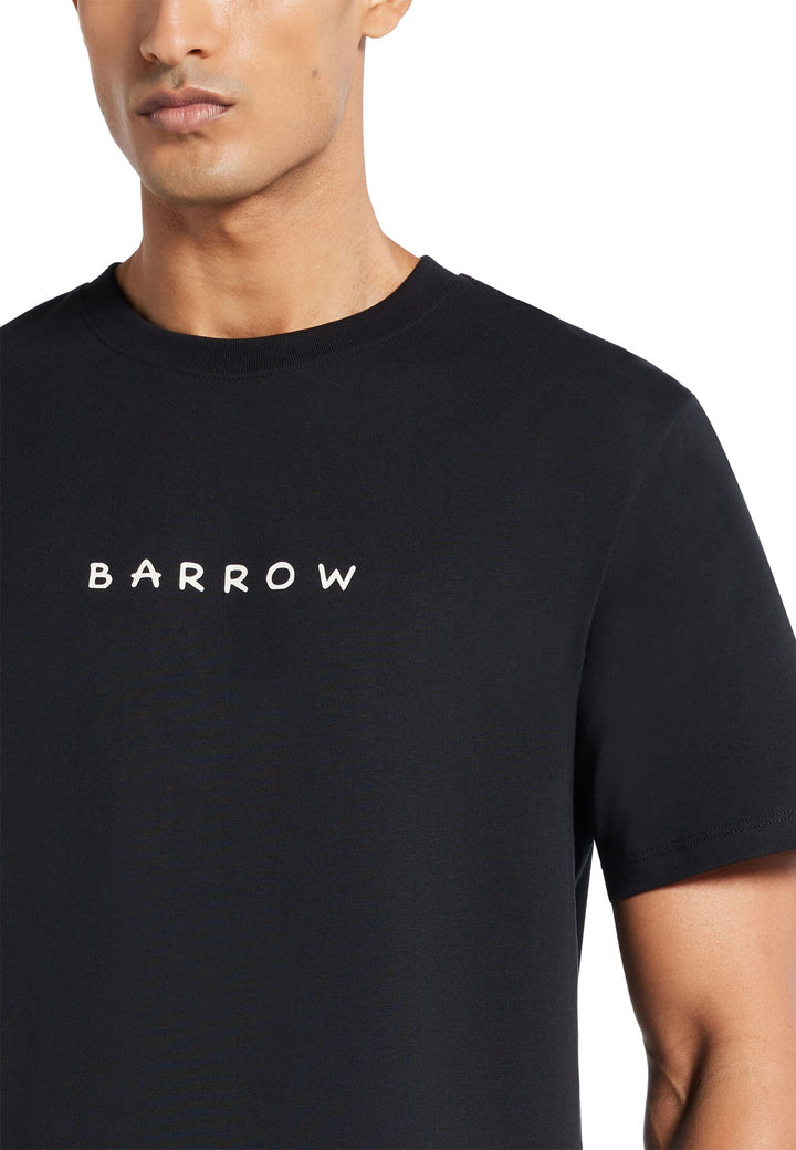 ViaMonte Shop | Barrow t-shirt nera unisex in cotone