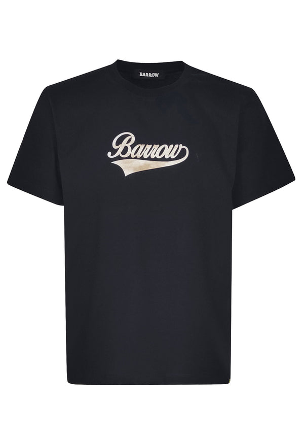 ViaMonte Shop | Barrow t-shirt nera unisex in cotone