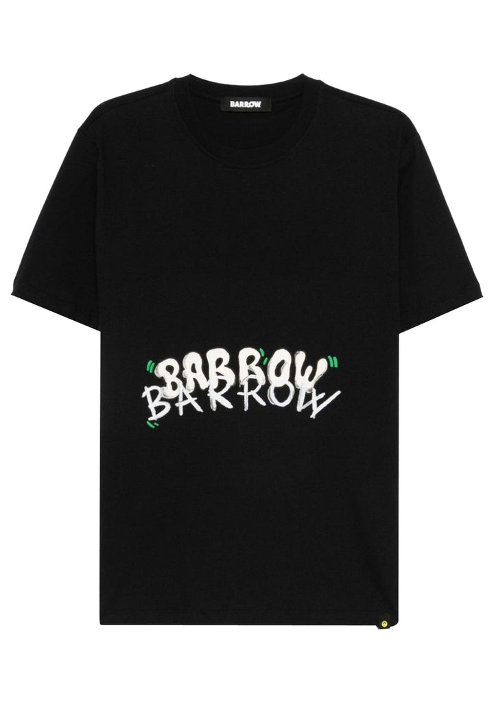 ViaMonte Shop | Barrow t-shirt nera unisex in cotone