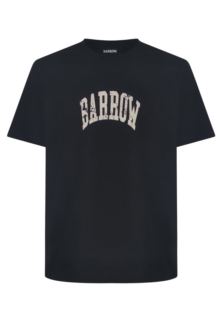 ViaMonte Shop | Barrow t-shirt nera unisex in cotone