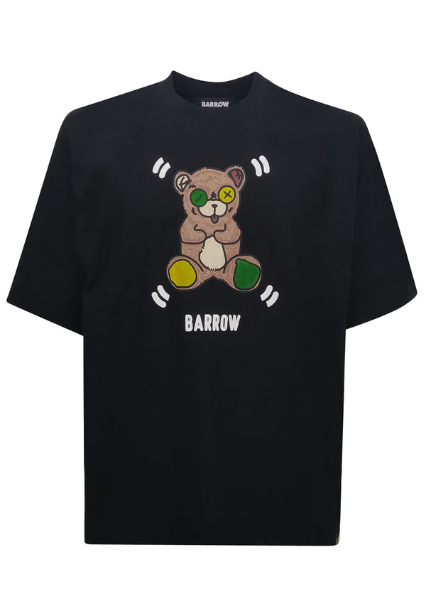 ViaMonte Shop | Barrow t-shirt nera unisex in cotone