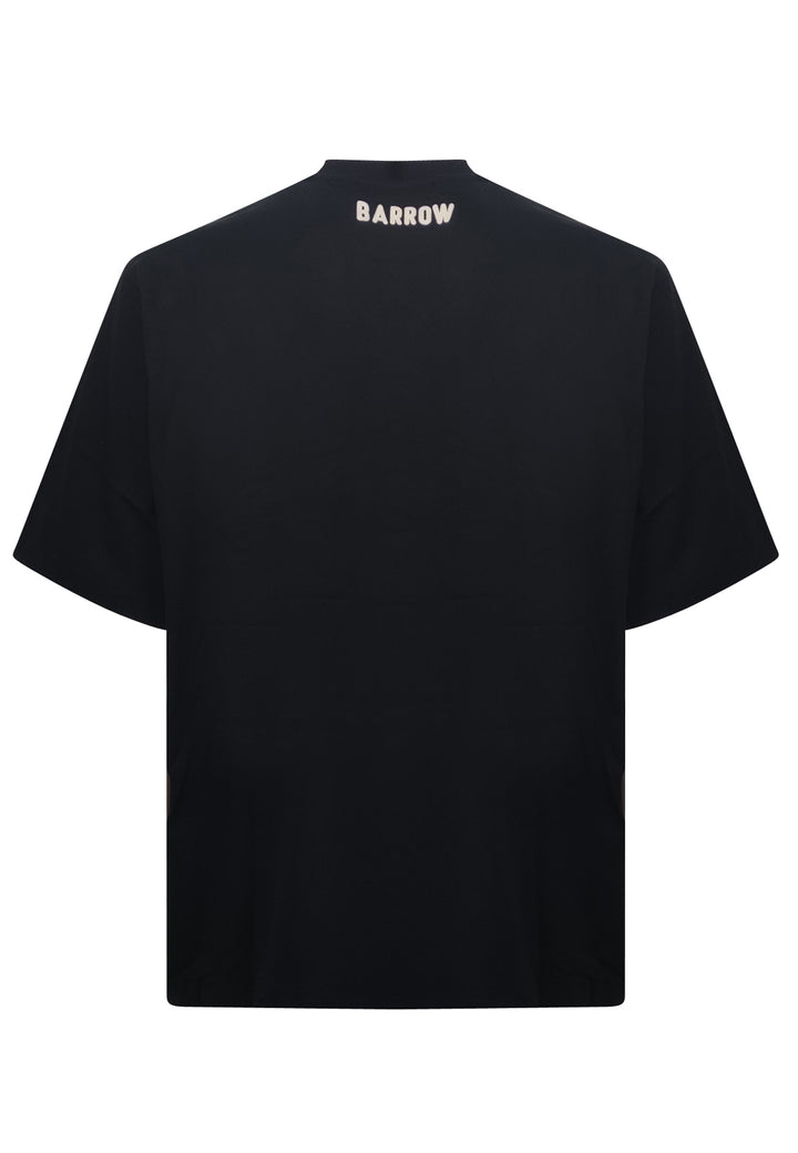 ViaMonte Shop | Barrow t-shirt nera unisex in cotone