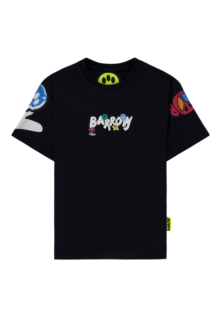 ViaMonte Shop | Barrow t-shirt nera bambino in cotone