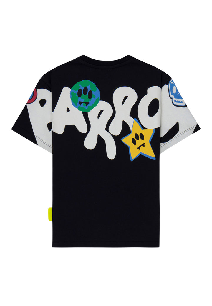 ViaMonte Shop | Barrow t-shirt nera bambino in cotone