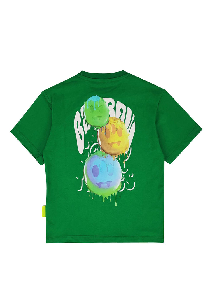 ViaMonte Shop | Barrow t-shirt verde bambino in cotone