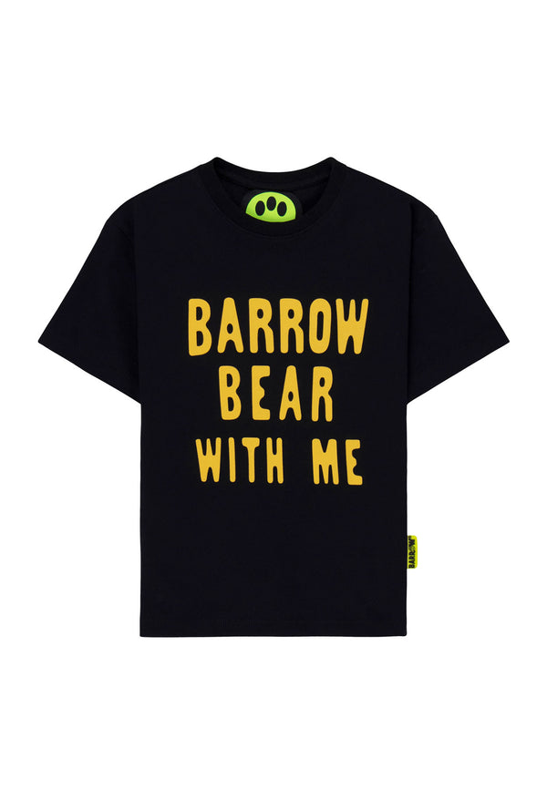 ViaMonte Shop | Barrow t-shirt nera bambino in cotone