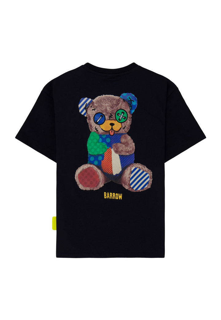 ViaMonte Shop | Barrow t-shirt nera bambino in cotone