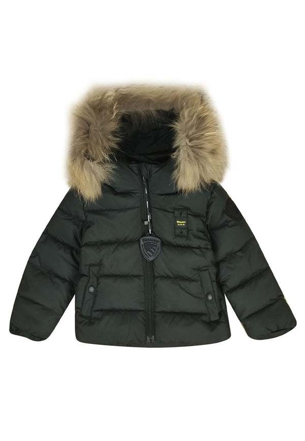 ViaMonte Shop | Blauer giubbino nero neonato