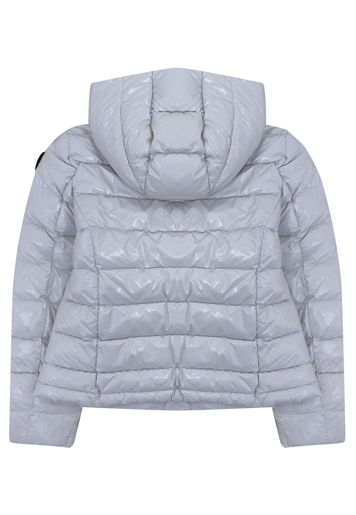 ViaMonte Shop | Blauer giubbino Halsey bianco bambina in nylon