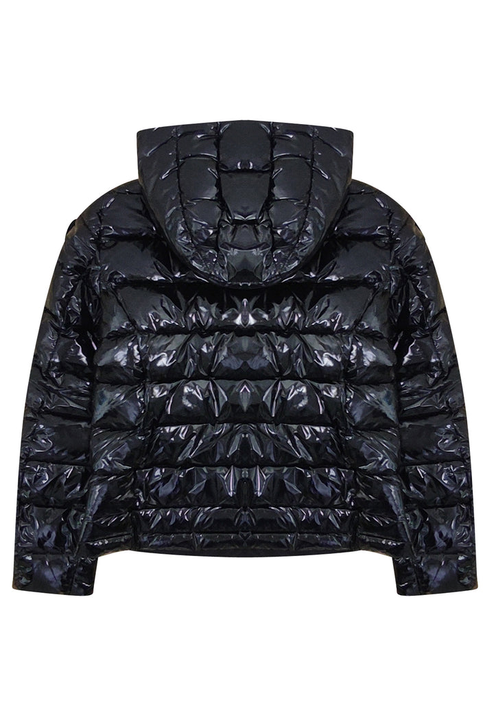 ViaMonte Shop | Blauer giubbino Halsey nero bambina in nylon