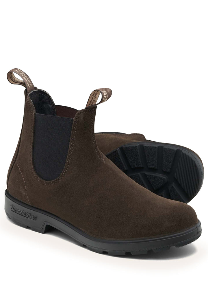 ViaMonte Shop | Blundstone stivaletto marrone scuro unisex in pelle